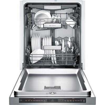 SHE89PW75N Bosch Benchmark® 24" Dishwasher with CrystalDry™ and MyWay™ Rack in Stainless Steel