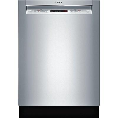 SHEM63W55N Bosch 300 Series 24" Front Control Built-In Dishwasher with 44 dBA and 3rd Rack in Stainless Steel