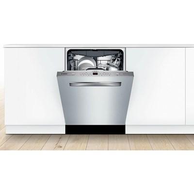 SHPM65Z55N Bosch 500 Series 24" Top Control Built-In Dishwasher with 44 dBA and Flexible 3rd Rack in Stainless Steel