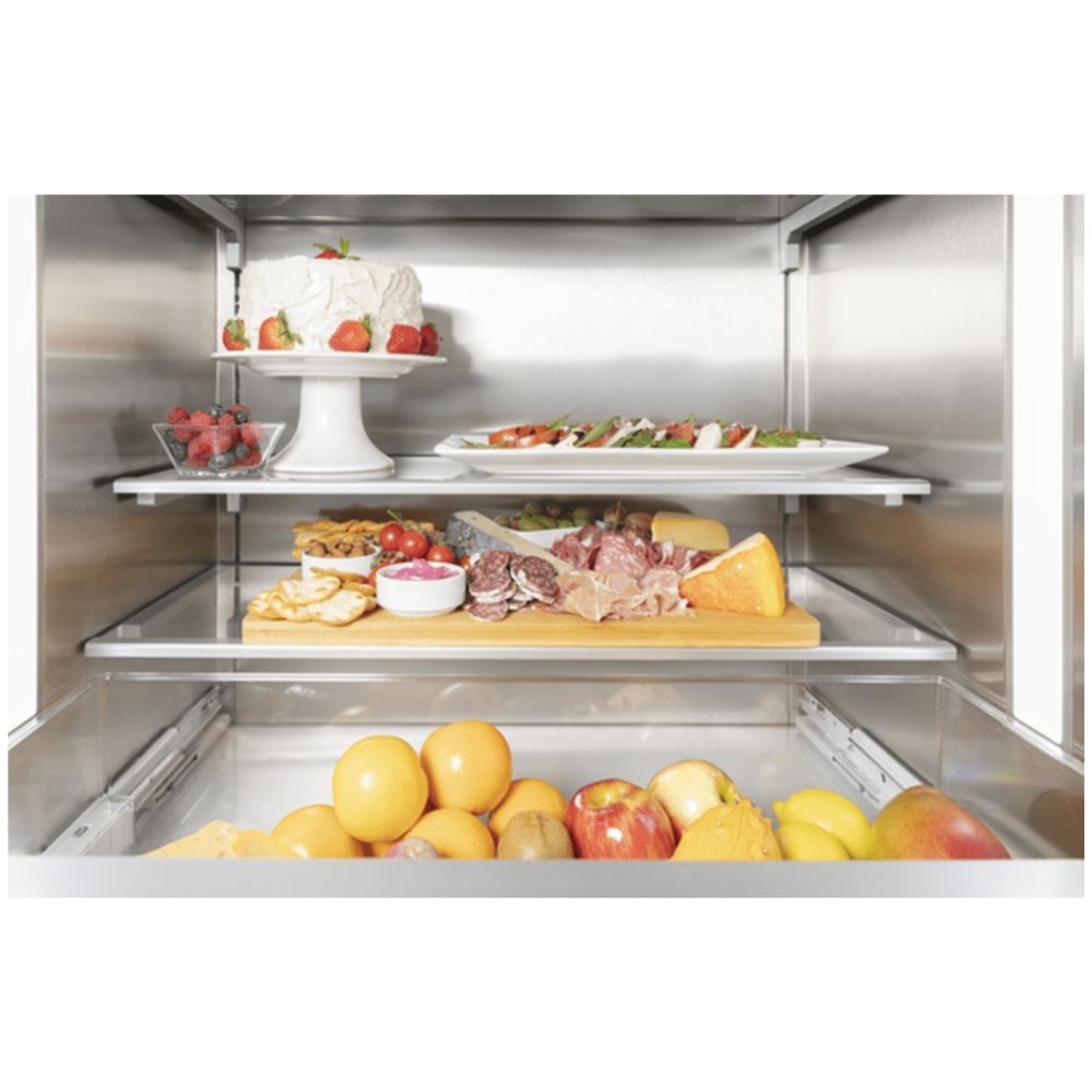 T36BB915SS - Thermador 19.4 cu. ft. Built-In French Door Refrigerator with Freedom® Hinge, TFT Display, Adjustable Shelves, Freshness Drawers (Stainless Steel)