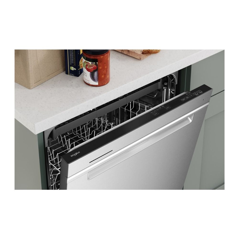 WDTA50SAKZ - Whirlpool 24" Dishwasher with 3rd Rack, Sensor Cycle, Adjustable Upper Rack, 13 Place Settings (Fingerprint Resistant Stainless Steel)
