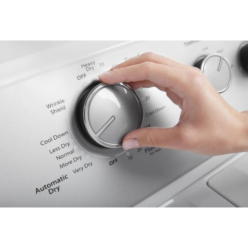 WED4950HW Whirlpool 7.0 cu. ft. Electric Dryer with Steam Refresh and Wrinkle Shield™ Plus Option