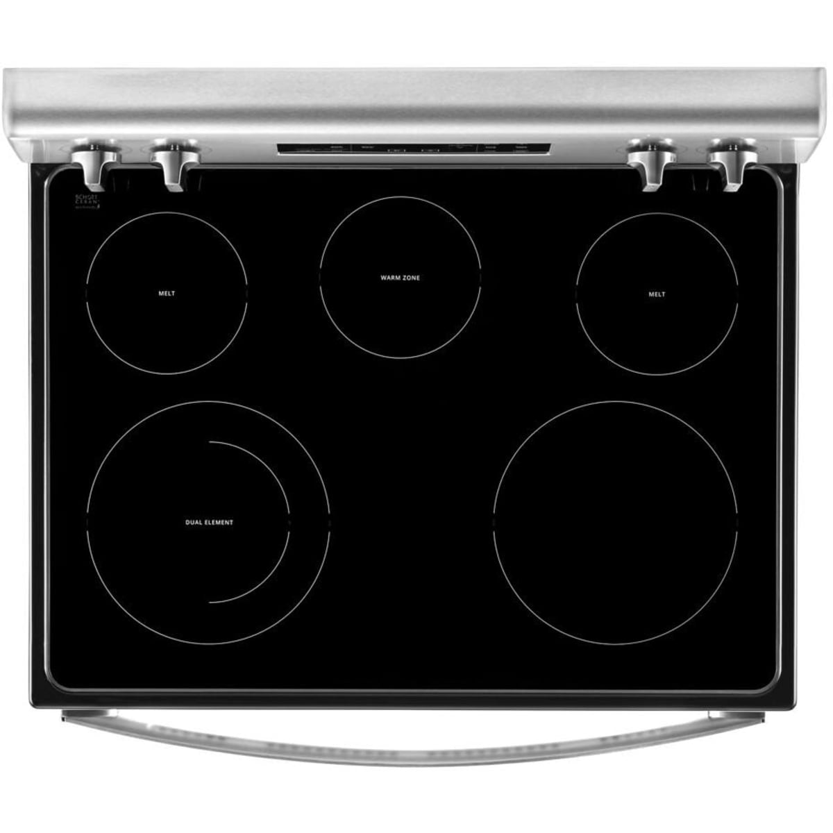 WFE525S0JZ Whirlpool 5.3 cu. ft. Electric Range with Frozen Bake™ Technology and FlexHeat™ Element