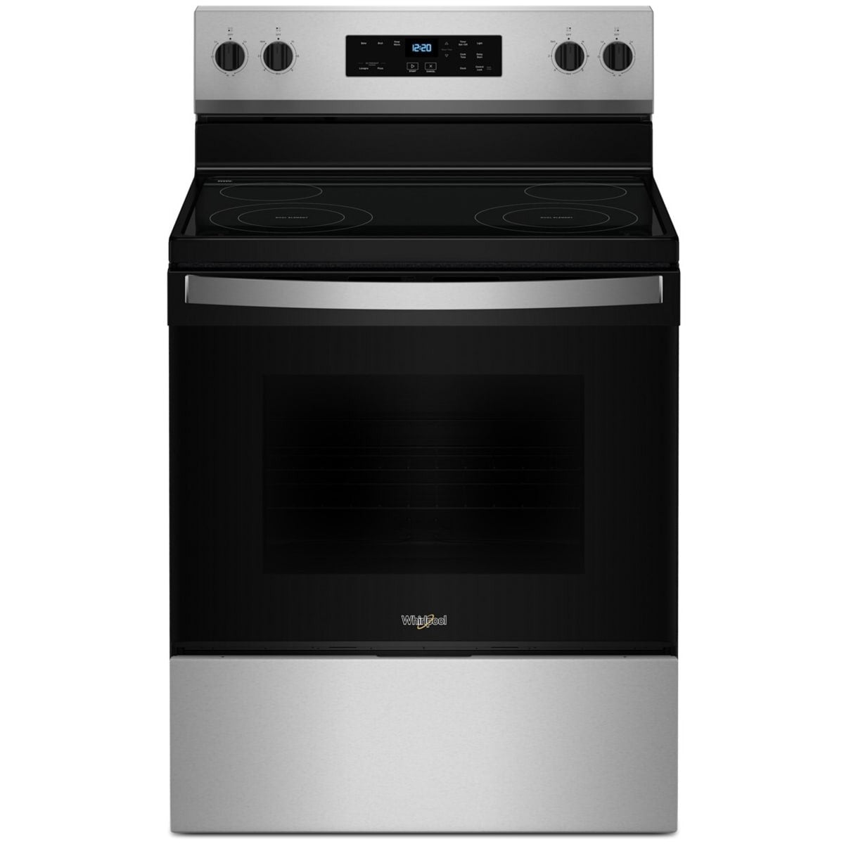 WFES3030RS Whirlpool 5.3 cu. ft. Electric Range with Ceramic Glass Cooktop and Frozen Bake™