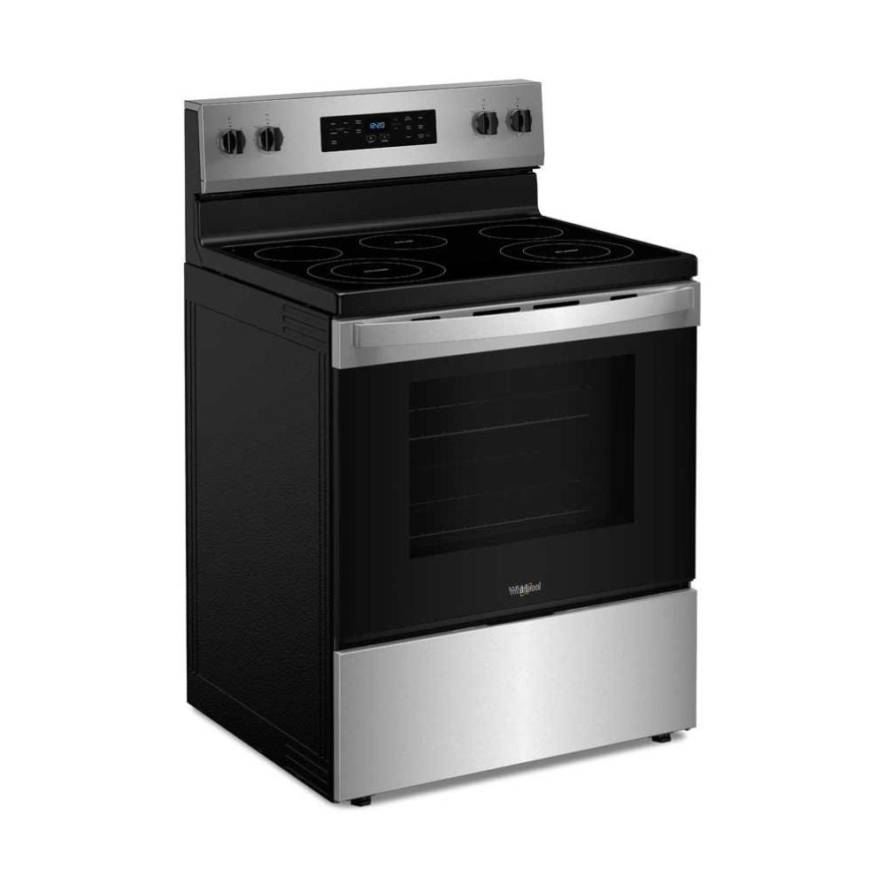 WFES3330RS - Whirlpool 5.3 cu. ft. Electric Range with FlexHeat™ Dual Radiant Element, Storage Drawer, Keep Warm Setting (Stainless Steel)