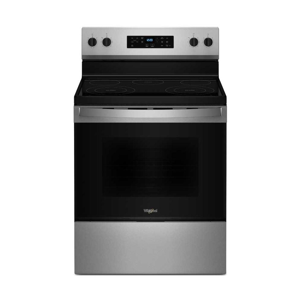 WFES3330RS - Whirlpool 5.3 cu. ft. Electric Range with FlexHeat™ Dual Radiant Element, Storage Drawer, Keep Warm Setting (Stainless Steel)