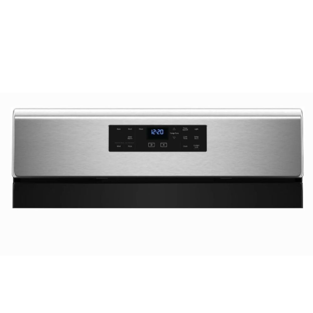 30 Inch Freestanding Gas Range with 5 Sealed Burners, 5.0 cu. ft. Oven Capacity, Porcelain Coated Steel Cooktop, Self-Clean Function, Knobs & Touch Controls, Fingerprint Resistant Stainless Steel