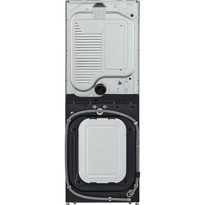 WKEX200HRA LG WashTower™ 4.5 cu. ft. Front Load Washer and 7.4 cu. ft. Electric Dryer in Wild Cherry Red