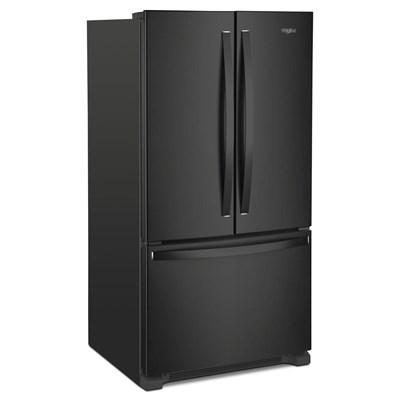 WRF540CWHB Whirlpool 36" French Door Refrigerator with Interior Water Dispenser in Black