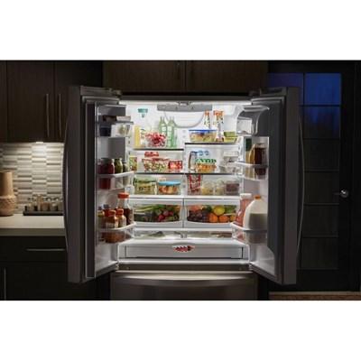 WRF540CWHZ Whirlpool 36" French Door Refrigerator with Interior Water Dispenser in Fingerprint Resistant Stainless Steel