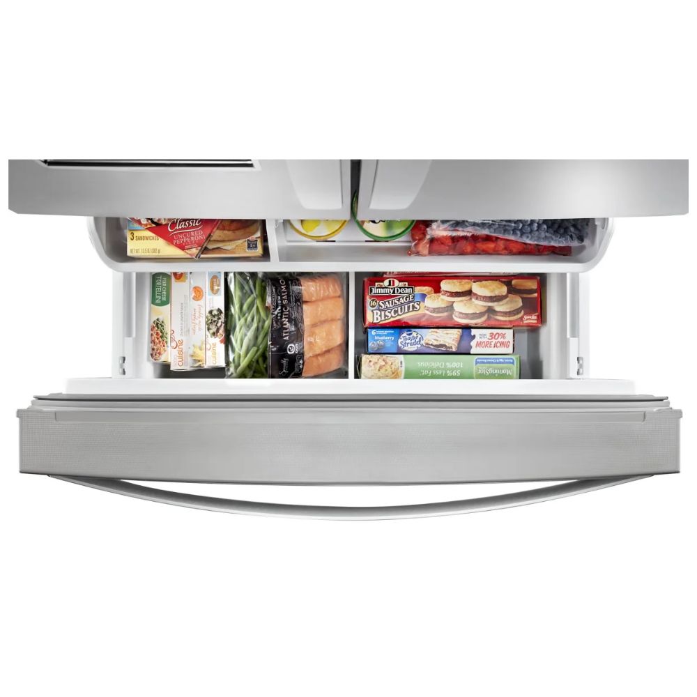 WRFC9636RZ Whirlpool 36-inch 20.6 cu. ft. French Door Refrigerator with Exterior Ice and Water Dispenser