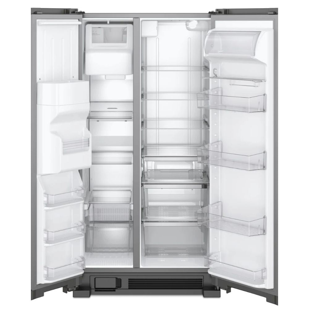 WRS321SDHZ Whirlpool 21.4 cu. ft. Side-by-Side Refrigerator with SpillGuard™ Glass Shelves