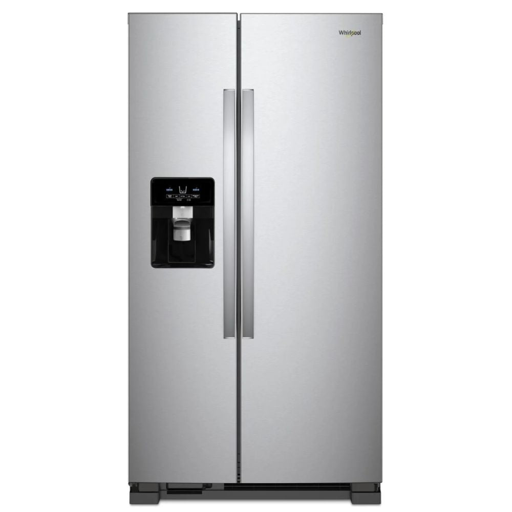 WRS321SDHZ Whirlpool 21.4 cu. ft. Side-by-Side Refrigerator with SpillGuard™ Glass Shelves