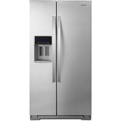 WRS571CIHZ Whirlpool 36" Counter-Depth Side-by-Side Refrigerator with In-Door-Ice® Storage in Fingerprint Resistant Stainless Steel