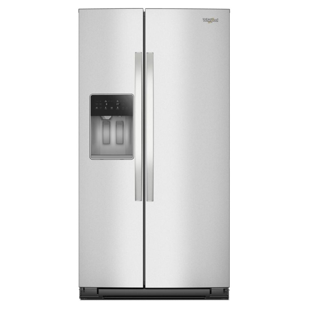 WRSC5536RZ - Whirlpool 24.5 cu. ft. Side-by-Side Refrigerator with Dual Pad External Ice & Water Dispenser, Adjustable Storage (Fingerprint Resistant Stainless Steel)