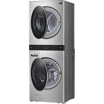 WSEX200HNA LG WashTower™ 4.5 cu. ft. Front Load Washer and 7.4 cu. ft. Electric Dryer in Nature Beige