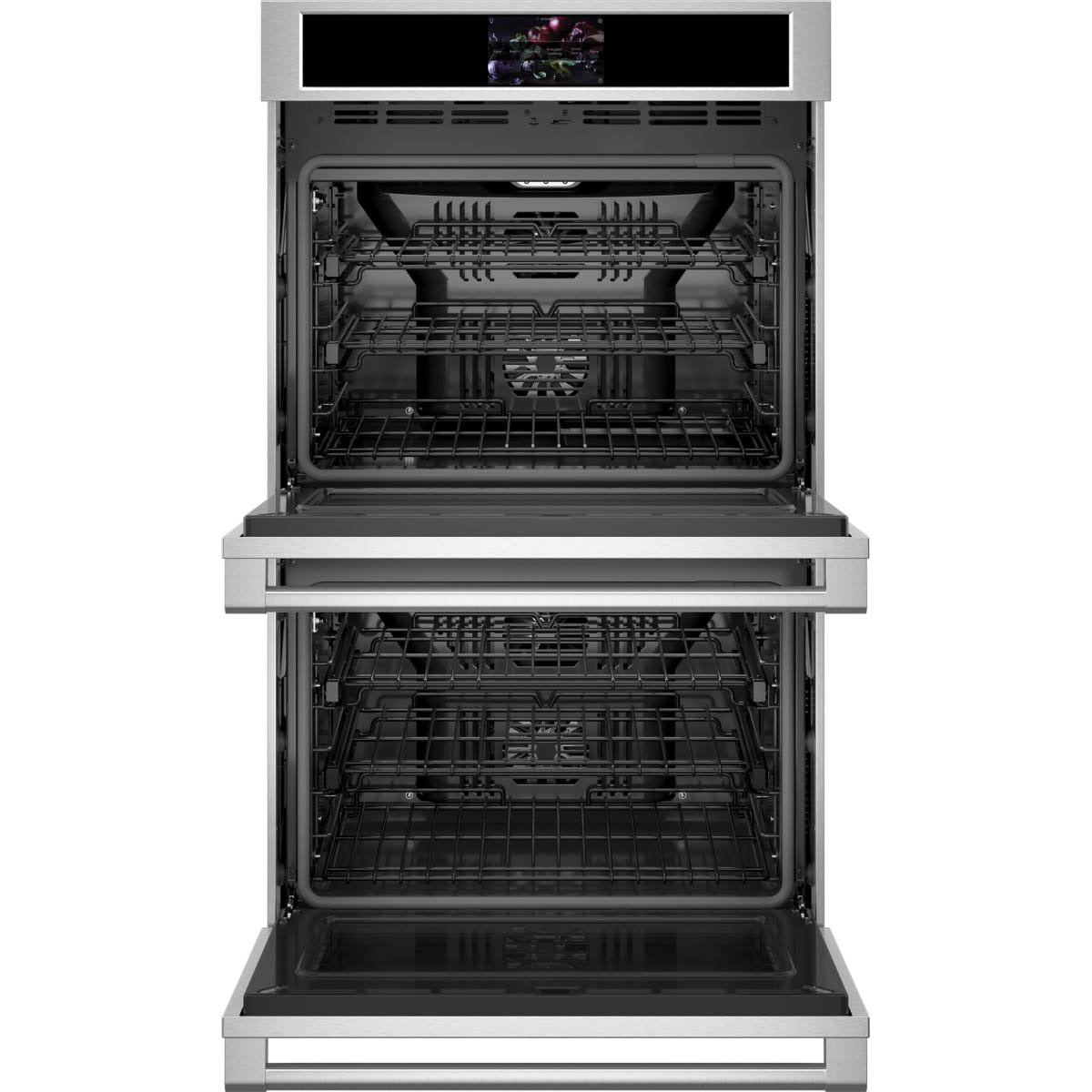 ZTDX1DPSNSS Monogram 30-inch Smart Double Wall Oven with LCD Display and Precision Cooking Modes – Stainless Steel