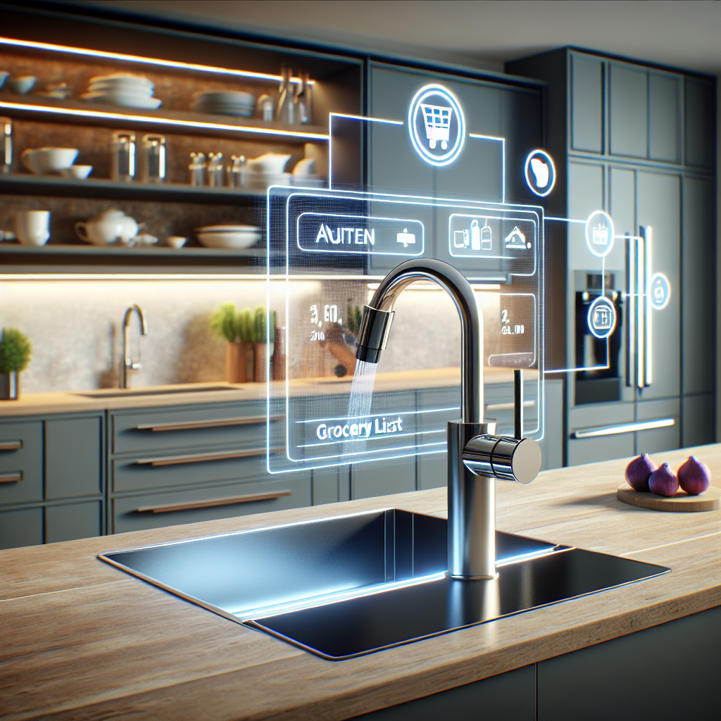 2025's best smart faucet for automated grocery lists