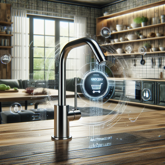 Best practices when buying a smart faucet for automated grocery lists
