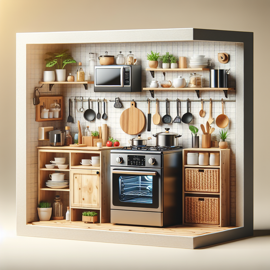 Space-saving kitchen tips featuring compact appliances