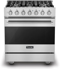 Viking 3 Series RVGR33025BSS 30" 5 Burners Freestanding Gas Range 2022 Model