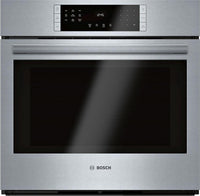 Bosch 800 Series HBL8453UC 30" Smart Single Electric Wall Oven Stainless Steel