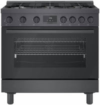 Bosch 800 Series HGS8645UC 36" Black Stainless Freestanding Gas Range