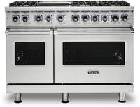 Viking 7 Series VDR74826GSS 48" Freestanding Professional Dual Fuel Range