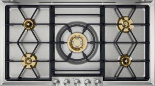 Gaggenau 200 Series VG295250CA 36" Stainless Steel Gas Cooktop 5 Sealed Burners