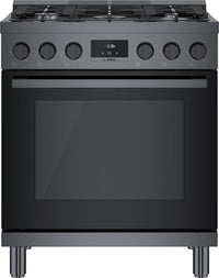 Bosch 800 Series HGS8045UC Black Stainless Steel 30" Freestanding Gas Range Pics