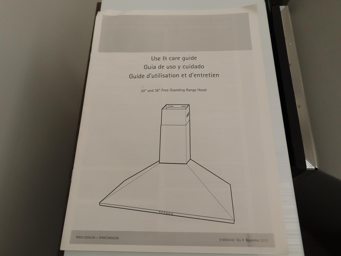 Frigidaire FHWC3055LS 30 Inch Wall Mount Chimney Range Hood Full Warranty