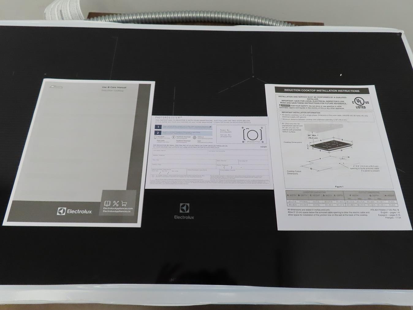 Electrolux ECCI3668AS 36" Induction Cooktop Stainless Steel with a Full Warranty