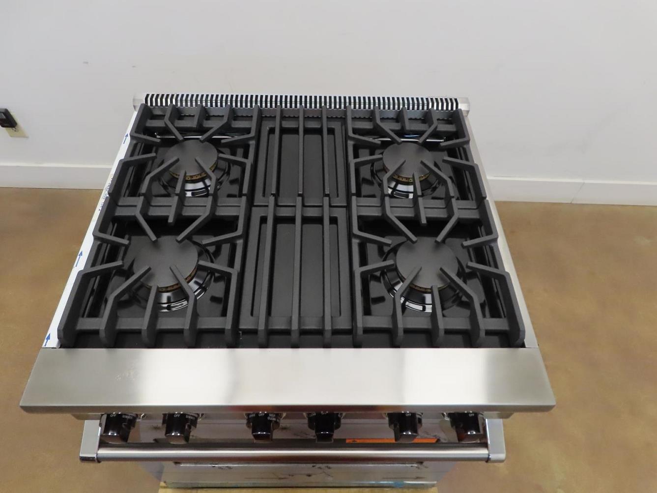 Viking Professional 5 Series 30" Dual Fuel Range VDR5304BSS 2021 Model S Steel