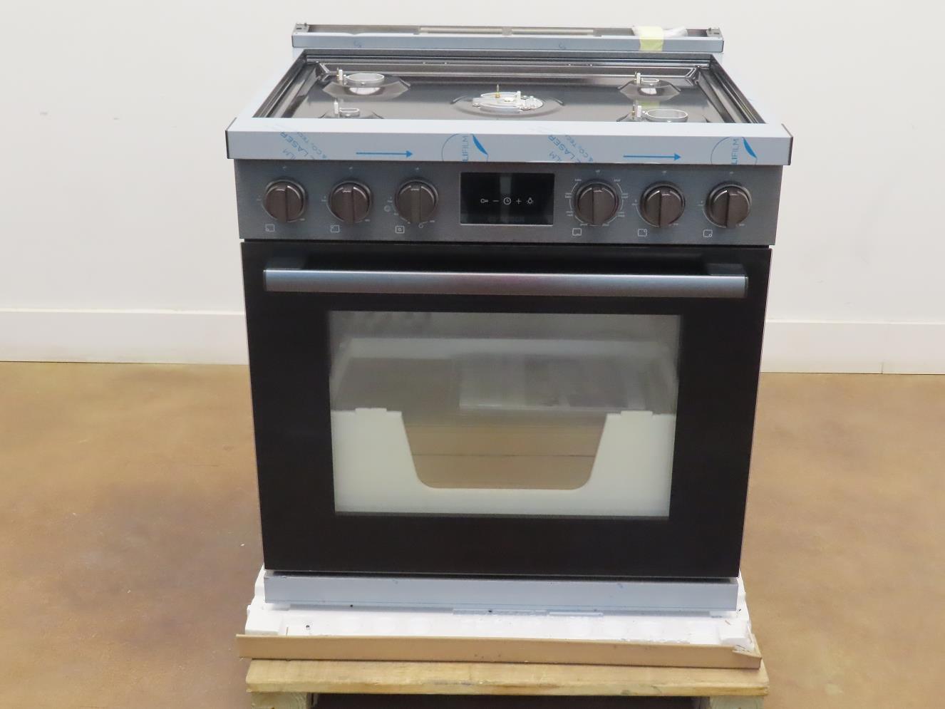 Bosch 800 Series HDS8045U 30" Dual Fuel Range with 5 Sealed Burners FullWarranty