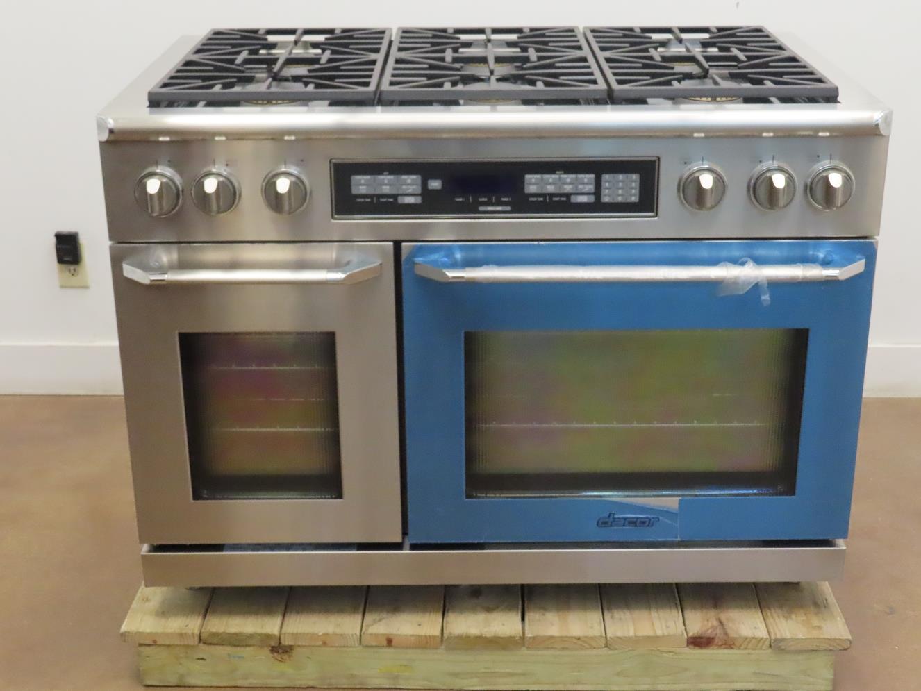 Dacor Renaissance ER48DSCHLP 48" 4.6 C.F 6 Burners Freestanding Dual Fuel Range