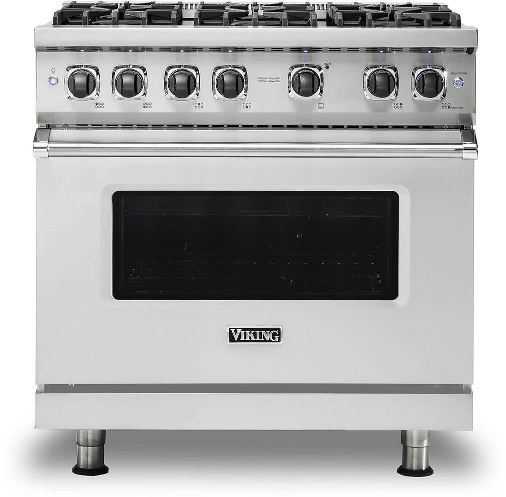 Viking 5 Series VGR5366BSS 36" Pro-Style Natural Gas Range 2017 Model Images