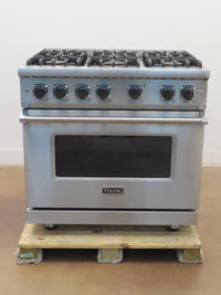 Viking 5 Series VGR5366BSS 36" Pro-Style Natural Gas Range 2017 Model Images