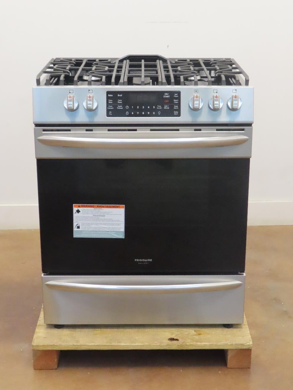 Frigidaire Gallery Series FGGH3047VF 30" Stainless Steel Front Control Gas Range