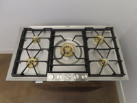 Gaggenau 200 Series VG295250CA 36" Stainless Steel Gas Cooktop 5 Sealed Burners