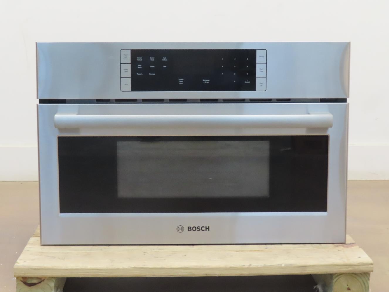 Bosch 500 Series HMB50152UC 30" Stainless S BuiltIn Microwave Oven Full Warranty