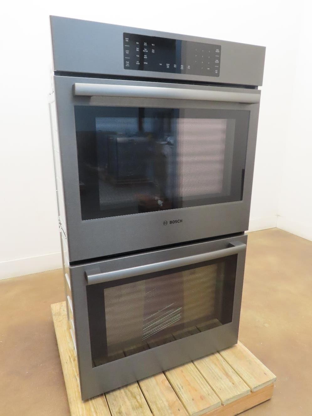 Bosch 800 Series HBL8642UC 30" Black St. Double Electric Wall Oven FullWarranty