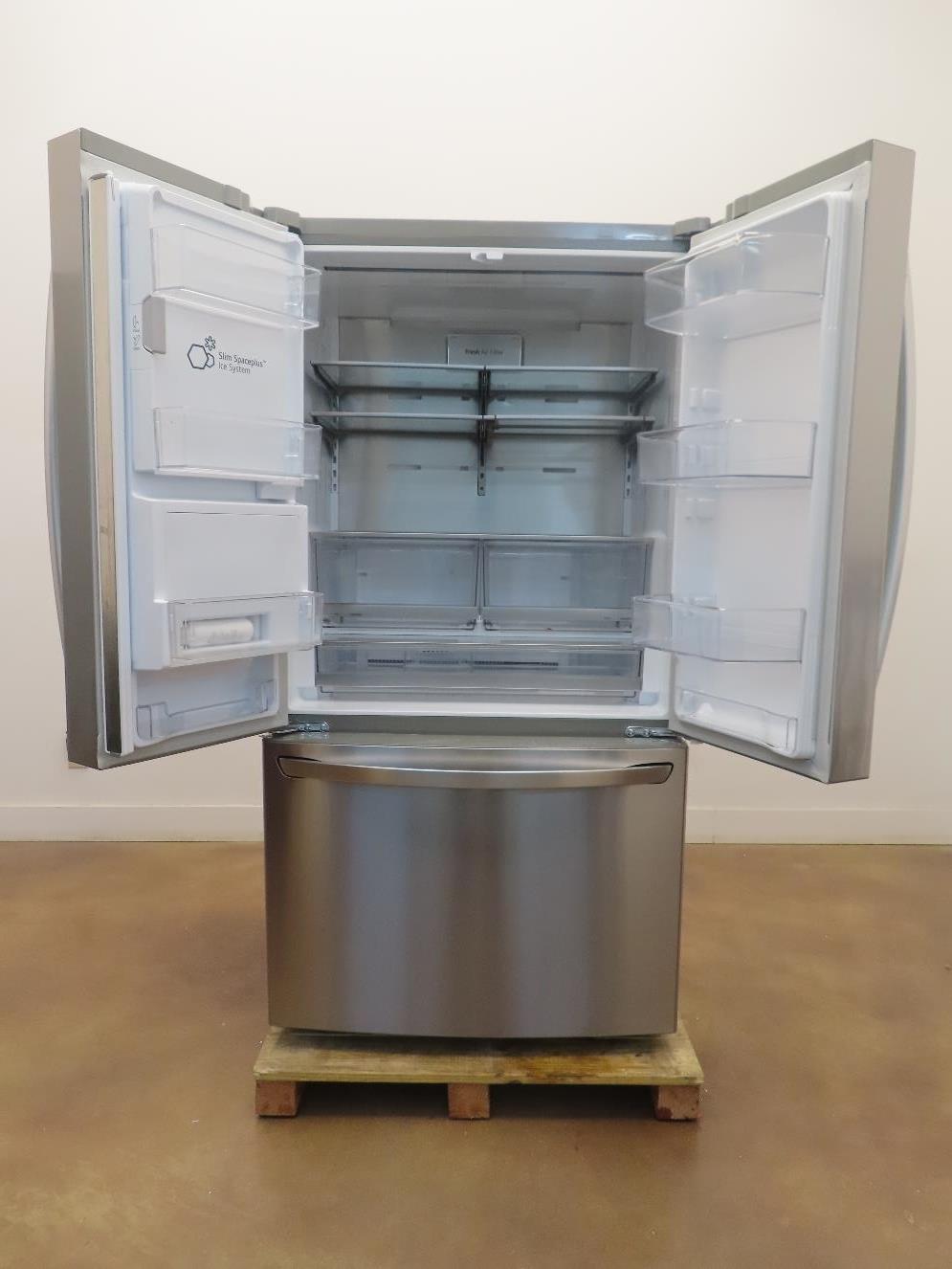 LG LRFXC2416S 36" Counter Depth Smart 3-Door French Door Refrigerator Stainless