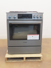 Bosch 800 Series HGI8046UC 30" Slide-In Gas Black Stainless Range Excellent