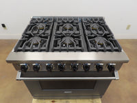 Viking 5 Series VDR5366BDG 36" Damascus Grey Dual Fuel Range 2022 Model