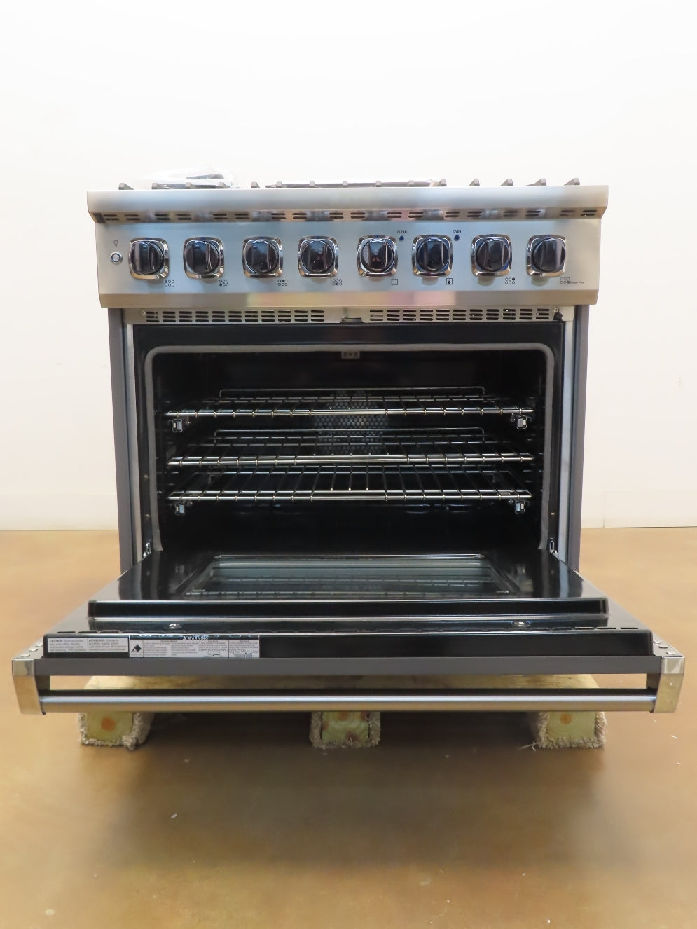 Viking 5 Series VDR5366BDG 36" Damascus Grey Dual Fuel Range 2022 Model