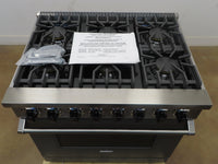 Viking 5 Series VDR5366BDG 36" Damascus Grey Dual Fuel Range 2022 Model