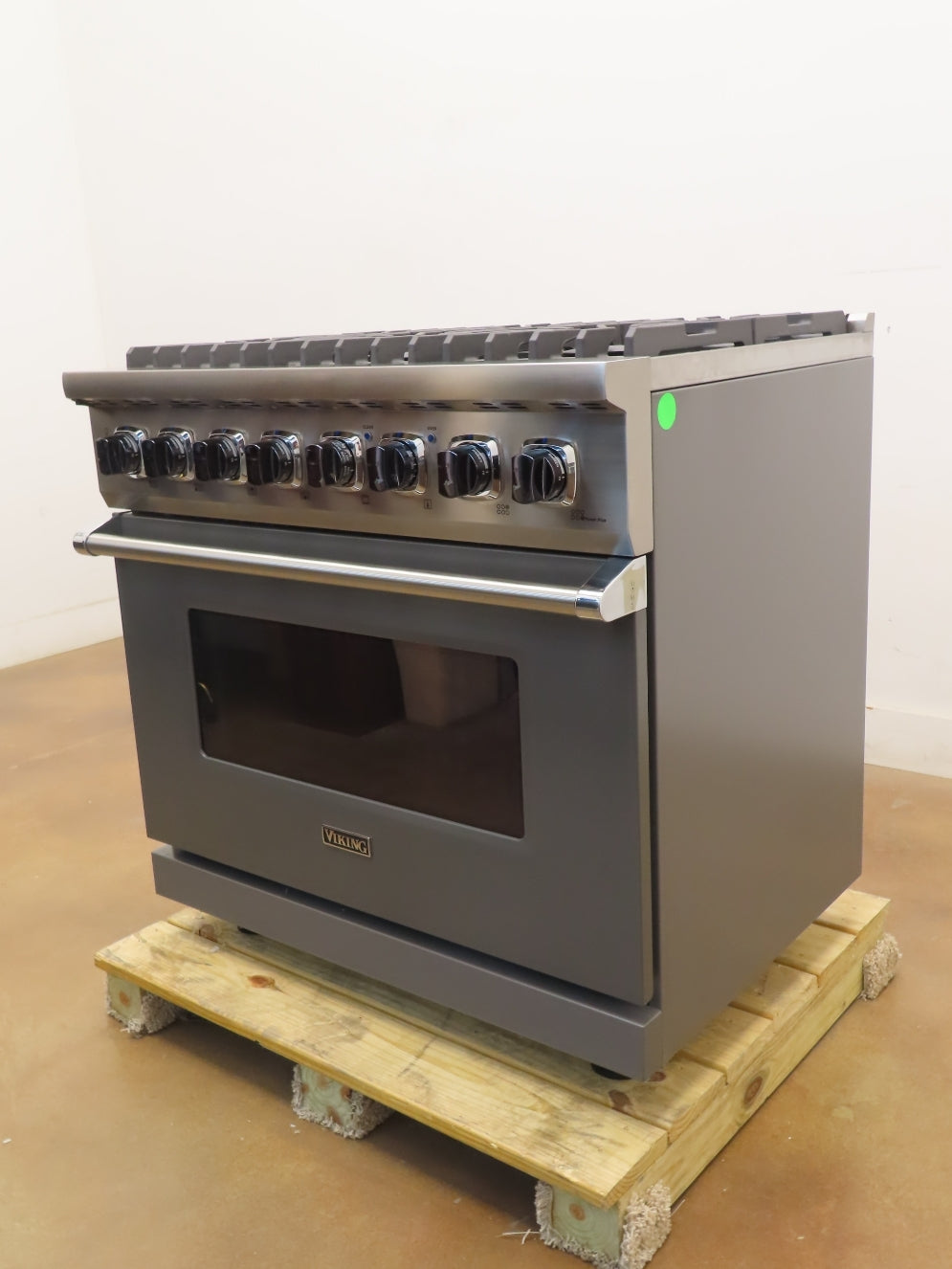 Viking 5 Series VDR5366BDG 36" Damascus Grey Dual Fuel Range 2022 Model