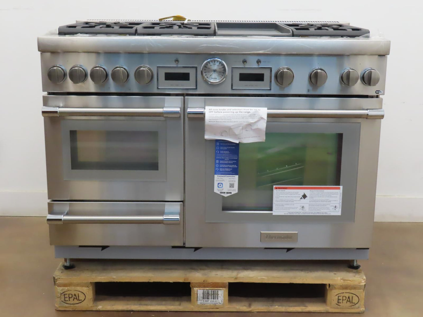 Thermador PRD48WDSGU 48" Pro Grand Home Connect Dual Fuel Range 2 years Warranty