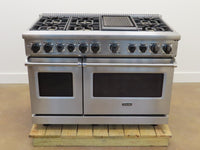 Viking 7 Series VDR74826GSS 48" Freestanding Professional Dual Fuel Range