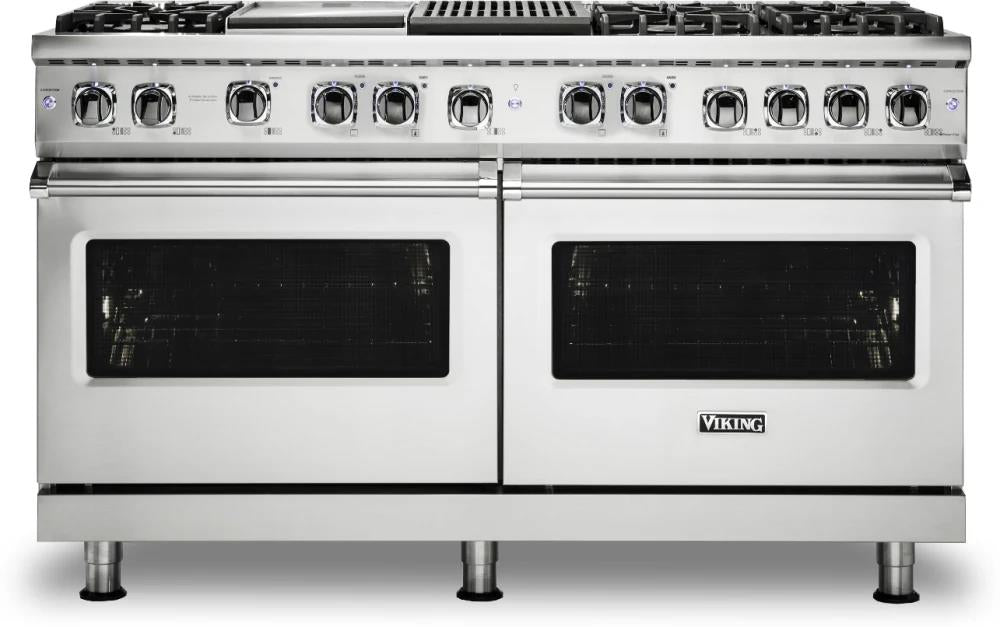 Viking 5 Series VDR5606GQSS 60" Stainless Professional Dual Fuel Range 2023Model